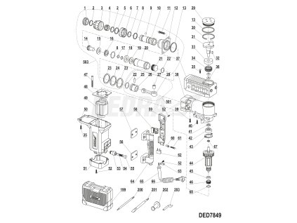Rukojeť DEDRA XDED7849.202