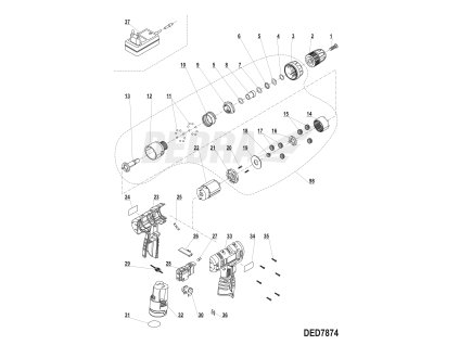 LED DEDRA XDED7874.27