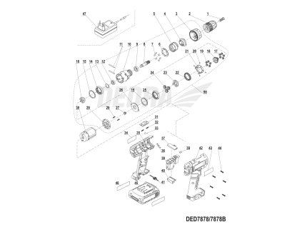 LED DEDRA XDED7878.39