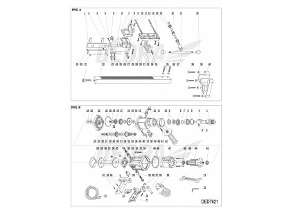 Spínač FA2-6/1BEK (nový typ) DEDRA XDED7621.72B
