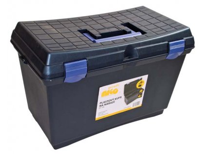 Plastový kufr na nářadí, 515x287x338 mm, s 1 přihrádkou, nosnost120 kg MAGG PROFI PP159