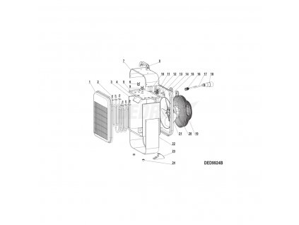 Tepelná ochrana 80C DEDRA XDED9924B.09