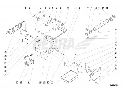 Nádrž na vodu DEDRA XDED7711.27