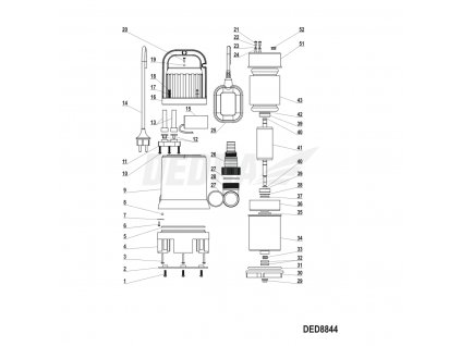 Výtoková tryska DEDRA XDED8844.26