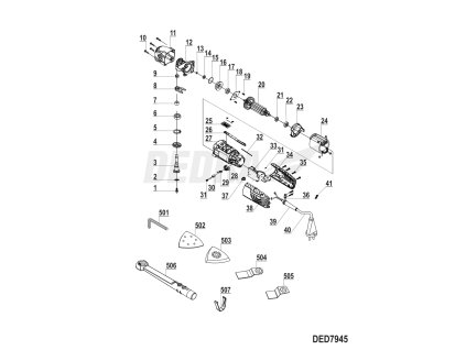 Upevňovací šroub M6x14 DEDRA XDED7945X.01