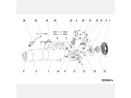 Přepínač RLEK RL2F DEDRA XDED9941A.17