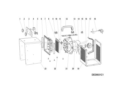 Termostat YT-WN16 T250 16A 250V DEDRA XDED9931C1.05