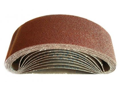 Nekonečný brusný pás do pásové brusky (korund) - 75x457 mm / P150