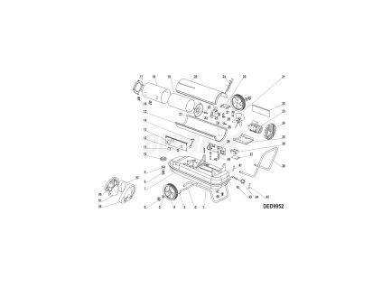 Spalovací komora DEDRA XDED9952.19