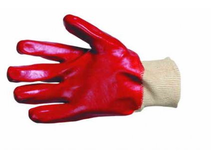 Polomáčené rukavice v PVC, velikost 10 CERVA GROUP a. s. REDPOLL