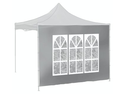 Bočnice pro párty stan WINDOW 2x3m 420D šedá WATERPROOF Cattara 13345