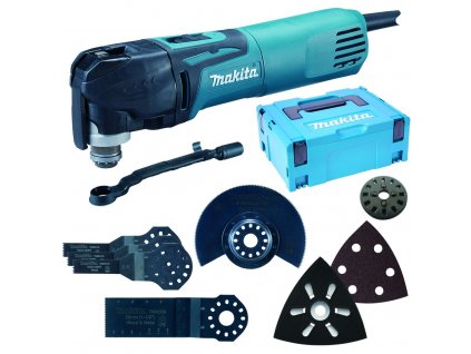 Multi Tool s příslušenstvím 320W,Makpac Makita TM3010CX5J