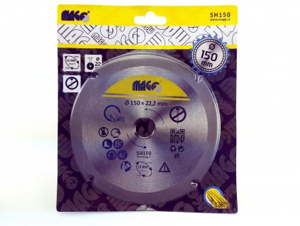 Řezný a frézovací kotouč na dřevo do úhlové brusky 150x22,23 mm