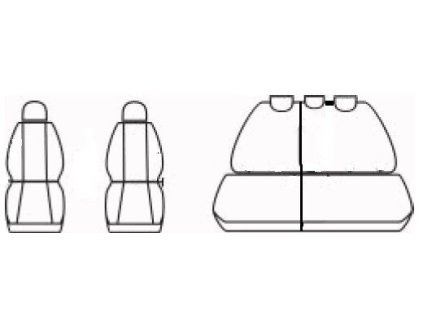 Autopotahy Toyota Yaris II, od r. 2005-2011, Dynamic žakar tmavý SIXTOL SIXTOL AME33899-T06