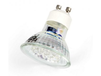 LED bodové světlo, závit GU10,220V, 21DIP, teplá bílá WW starLED SLGU1021DIP