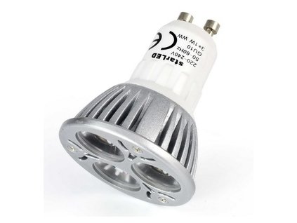 LED bodové světlo 3x2W, GU10, 220V, teplá bílá WW - ekvivalent 25W