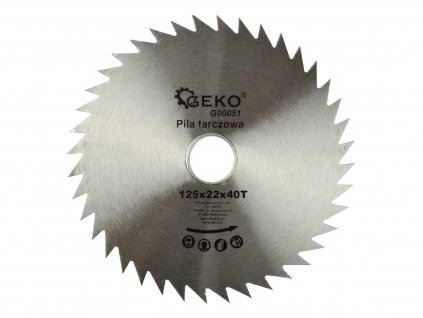 Pilový kotouč ocelový bez SK plátků - 350 x 32 / 40 Z + redukční kroužek pro hřídel o průměru 30 mm