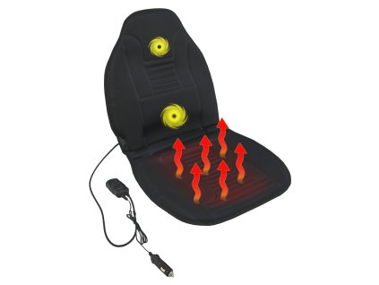 Potah sedadla vyhřívaný s masáží 12V TWIN Compass 04079