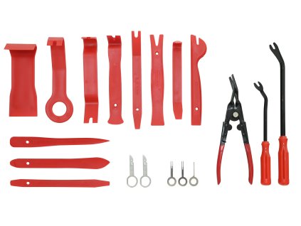 Sada pro demontáž čalounění a autorádií 19ks Compass 09433