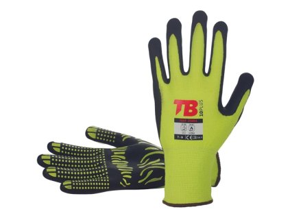 TB - ZEBRA rukavice máčené v nitrilu - velikost 10 TB ZEBRA10