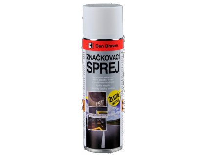 Den Braven - značkovací sprej 500ml - reflexní žlutá