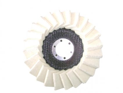 Leštící lamelový kotouč PREMIUM (filcový) - 125 x 22,23 x 7 mm