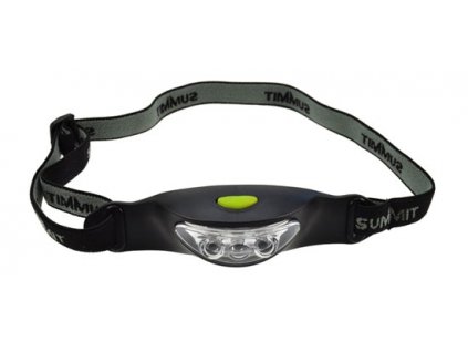 Solight čelová LED svítilna, 3x LED, černo-šedá, 2x CR2032