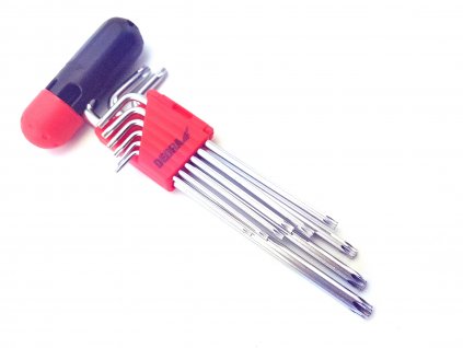 Klíče Torx CrV, 9 ks DEDRA 0654