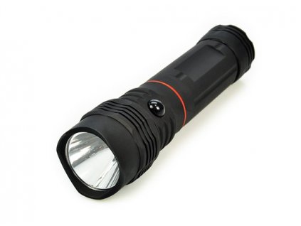 Solight LED svítilna vysouvací, 3W COB + 1W, černá, 3x AAA