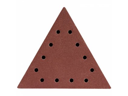 Brusný papír trojúhelníkový se suchým zipem perforovaný 285 mm P60, balení 5ks DEDRA DED7749T0