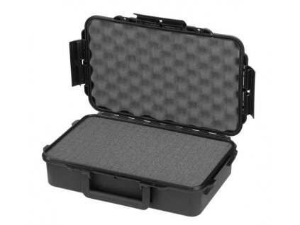 MAX Plastový box, 350x230xH 86mm, IP 67 + čtvercovaná pěna ve spodní části pro individuální úpravu