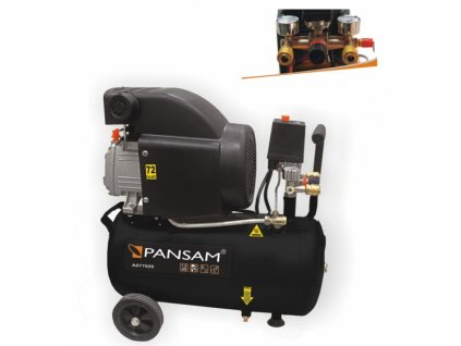 Půjčovna - Vzduchový kompresor olejový 1,5 kW 8 bar 24 l