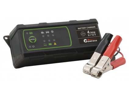 Nabíječka mikroprocesor 4,2Amp 6/12V PB/GEL max. 120Ah Compass 07145 + Dárek, servis bez starostí v hodnotě 300Kč