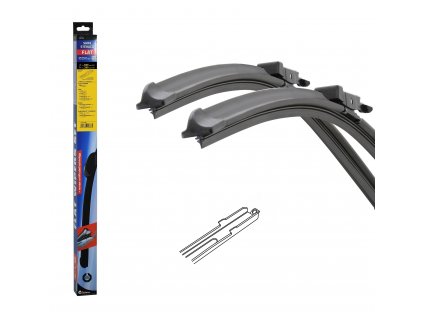 Stěrače FLAT SET (SLOT) 660+380mm