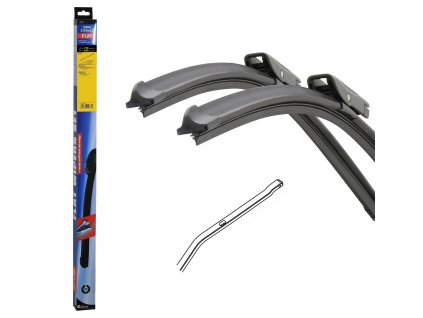 Stěrače FLAT SET (BOLT) 750+660mm