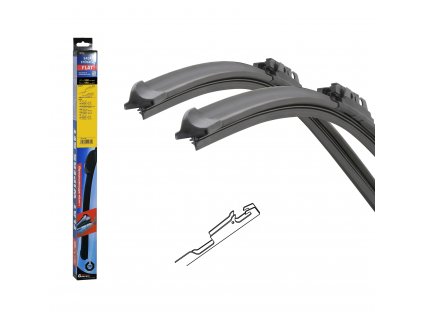 Stěrače FLAT SET (BONE) 550+550mm
