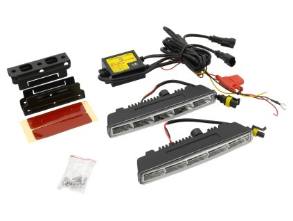 Světla denního svícení 5 HIGH POWER LED 12V/24V (182x23x51 mm)