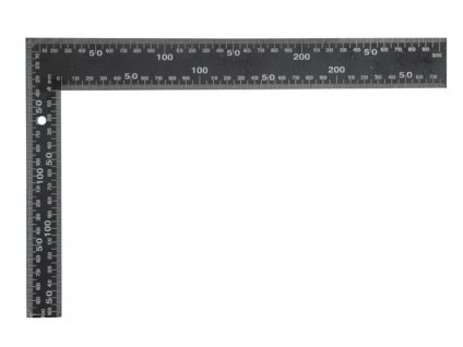 Úhelník truhlářský 300 x 200 mm černý Vorel TO-18201