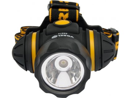 Lampa montážní čelová 1 LED / 1W, 3 funkce svícení