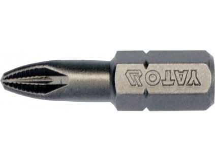 Bit křížový 1/4"PZ2 x 25 mm, AISI S2, HRC 58-61 10 ks