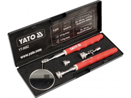 Inspekční souprava (zrcátko + magnetický držák) Yato YT-0662