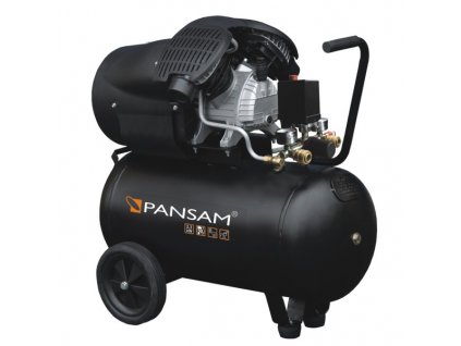 Vzduchový kompresor olejový 2 válce 2,3 kW, 50 l, 8 bar PANSAM A077060  + Dárek, servis bez starostí v hodnotě 300Kč