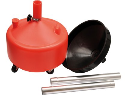 Miska na odčerpání oleje 20l 420 mm nastavitelná výška 75-155 cm
