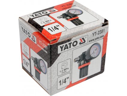 Regulátor tlaku vzduchu 1/4", max. 1,2MPa