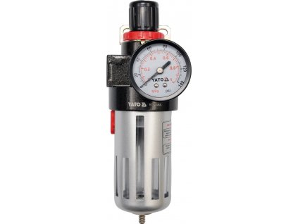 Regulátor tlaku vzduchu 1/2", max. 0,93MPa, s filtrem (90ccm)