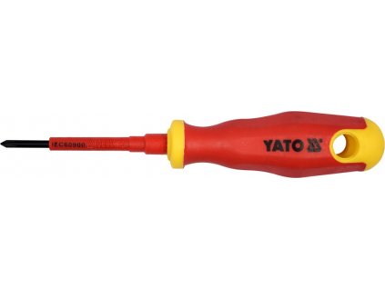 Šroubovák křížový PH0 x 60 mm izolovaný 1kV Yato YT-2821