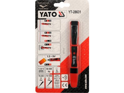 Zkoušečka napětí 70-1000V ~, 1,5-9V =
