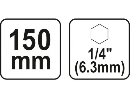 Nástavec pro ploché vrtáky 150mm