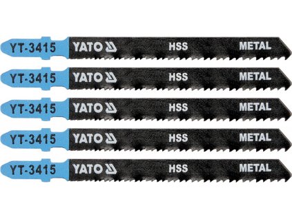 List pilový do přímočaré pily 100 mm na kov TPI24-10 5 ks Yato YT-3415