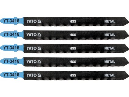 List pilový do přímočaré pily 130 mm na kov TPI21 5 ks